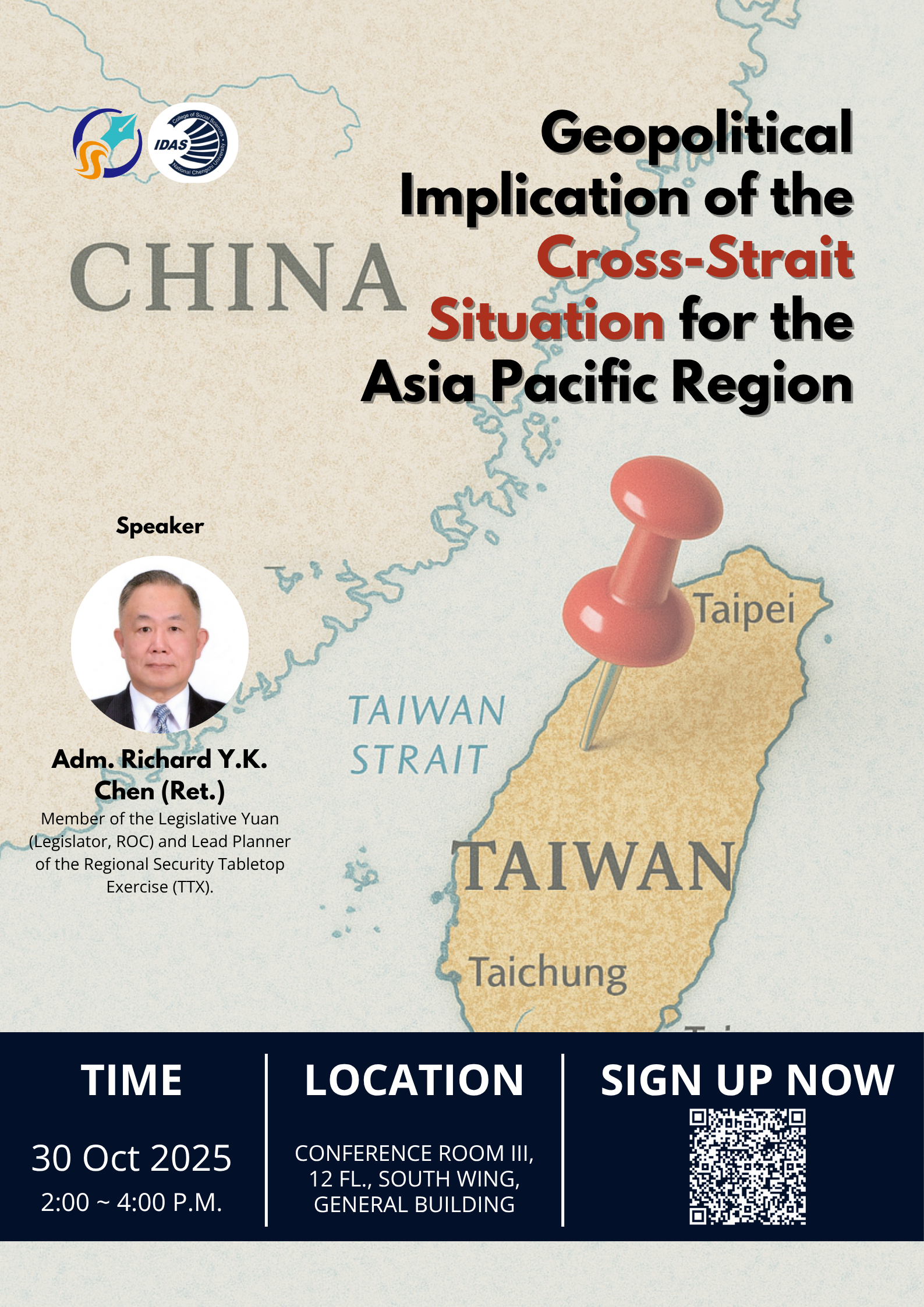 IDAS Series - Geopolitical Implication of the Cross-Strait Situation for the Asia Pacific Region 